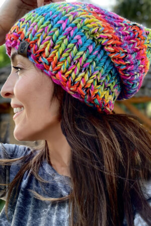Czapka Pastelowa tęcza