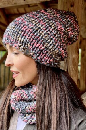 Komplet szarość z różem light