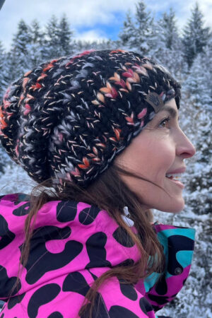 Czapka Czerń z cynamonem