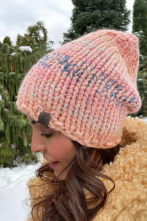 Czapka Róż z Błękitem