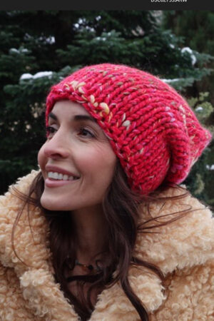 Czapka Róż z Jedwabiem