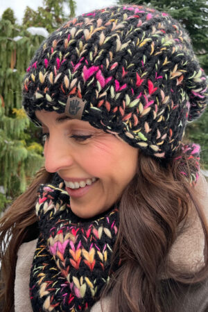 Komplet Czerń z Jedwabiem